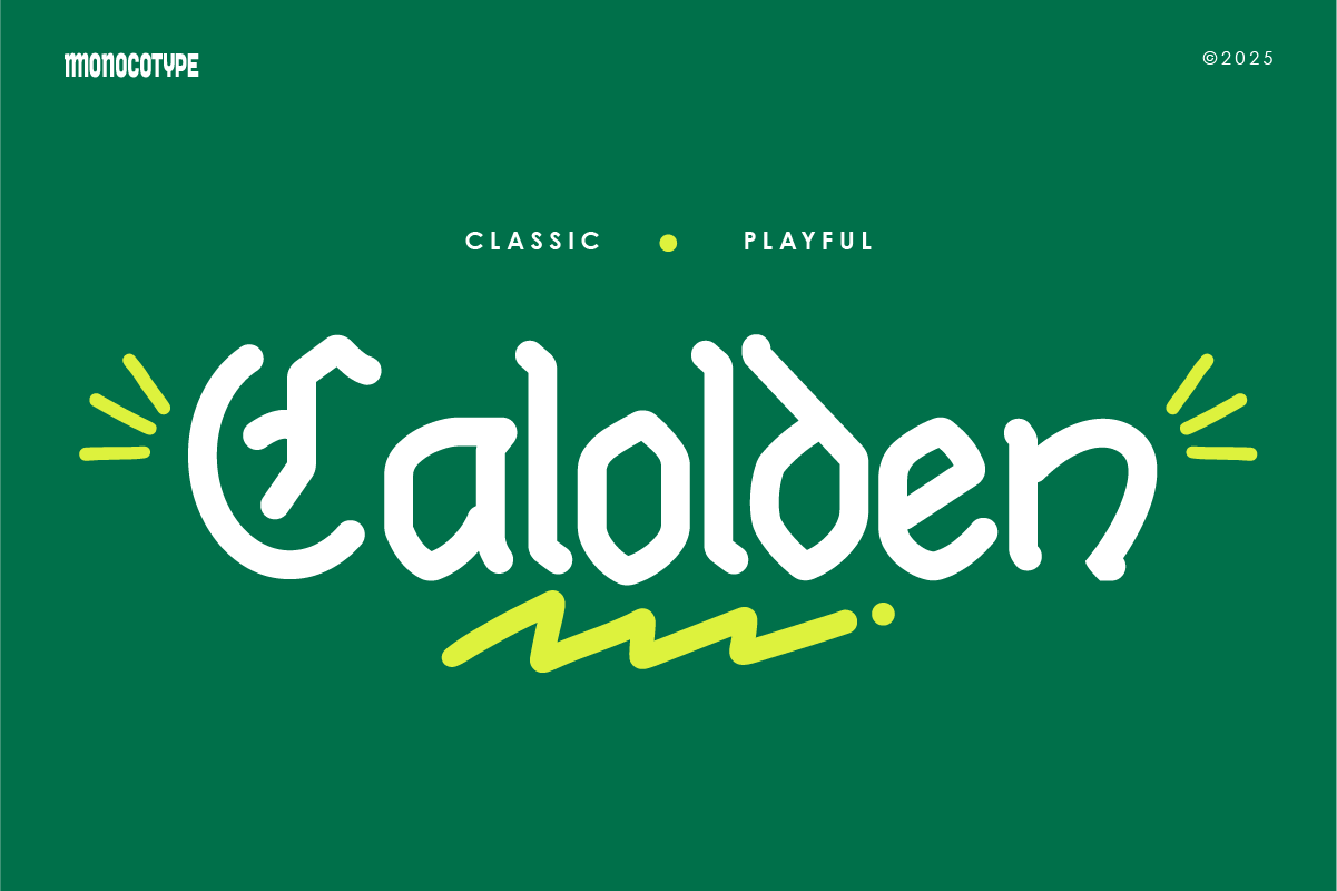 MO Calolden - A Playful Blackletter Font